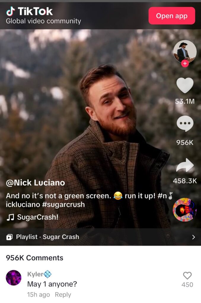 Nick Luciano TikTok