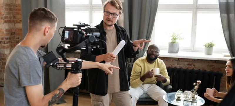 a behind the scenes content